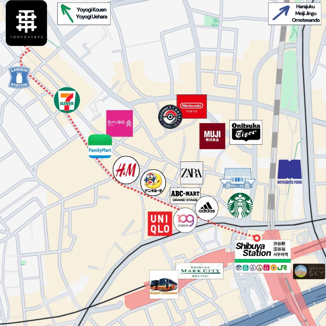 New! Downtown Shibuya Prime Unit, Perfect Location Prefektura Tokio